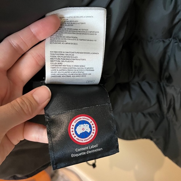 Canada Goose Brookvale Hooded Down Jacket - Women's Size XL - Black Gray - Picture 10 of 15